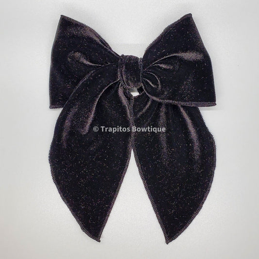 Ballerina Bow Negro / Terciopelo