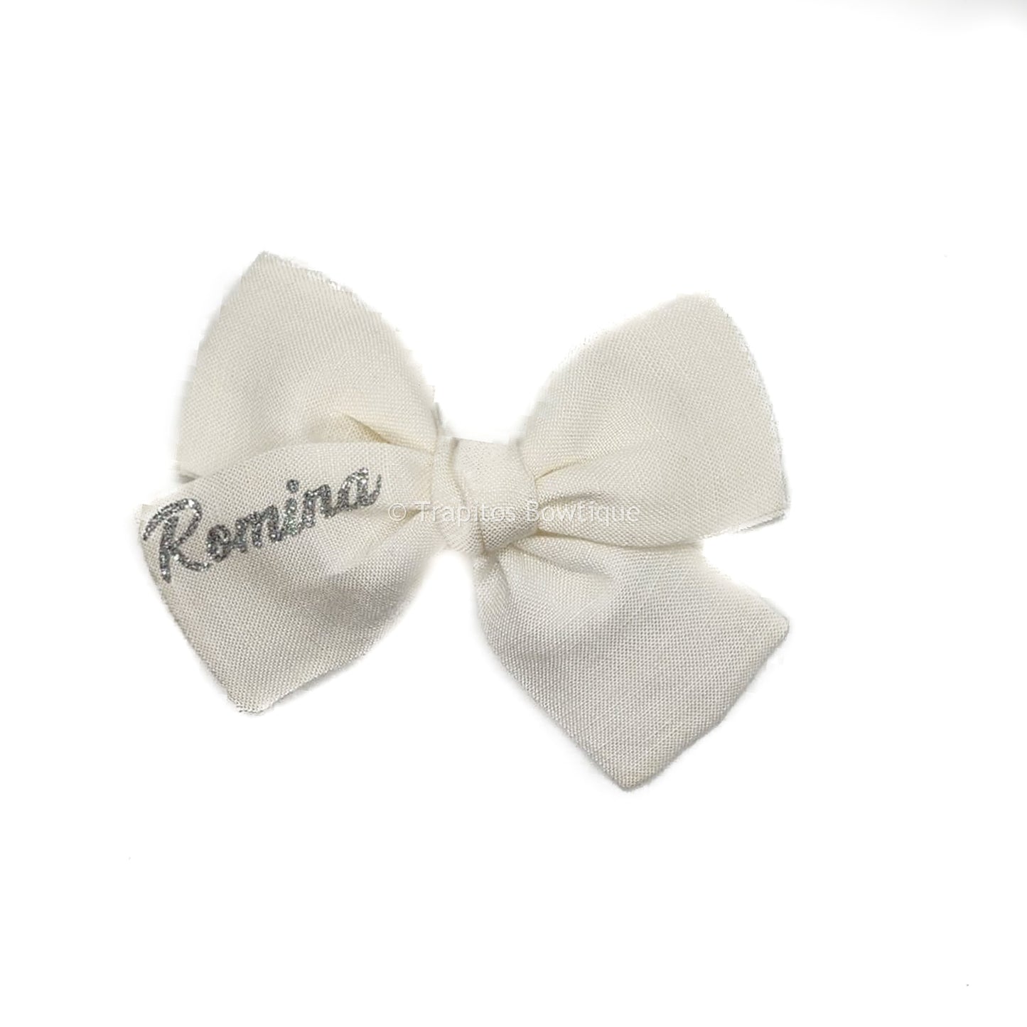 Customized Bow / Lino Beige